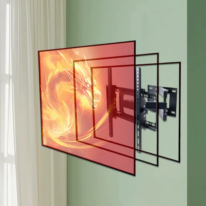 Support TV Mural 35–85 pouces – Orientation Totale, Sécurité Maximale